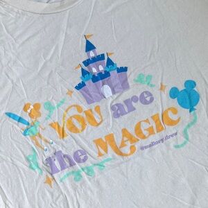 Disney Adult you are the magic cast member appreciation T-Shirt super soft XL